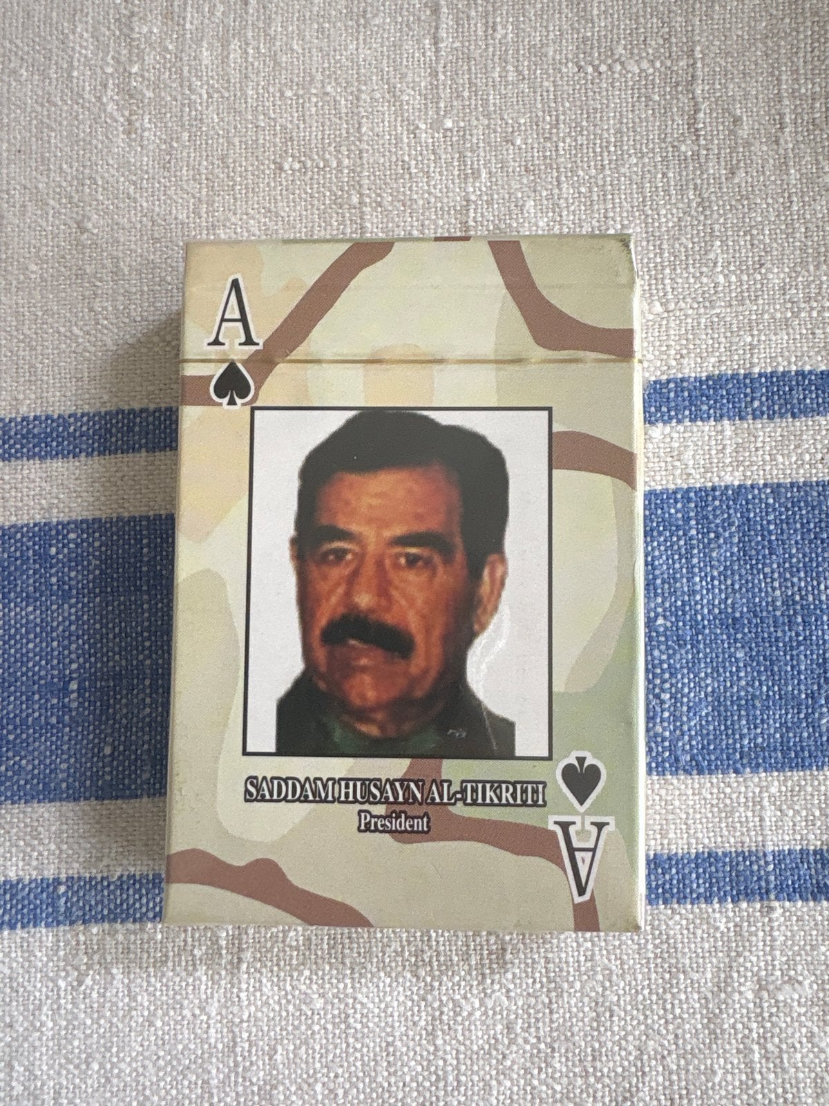 Verzegelde 2003 Iraakse most wanted speelkaarten, Ophalen of Verzenden, Nieuw, Speelkaart(en)
