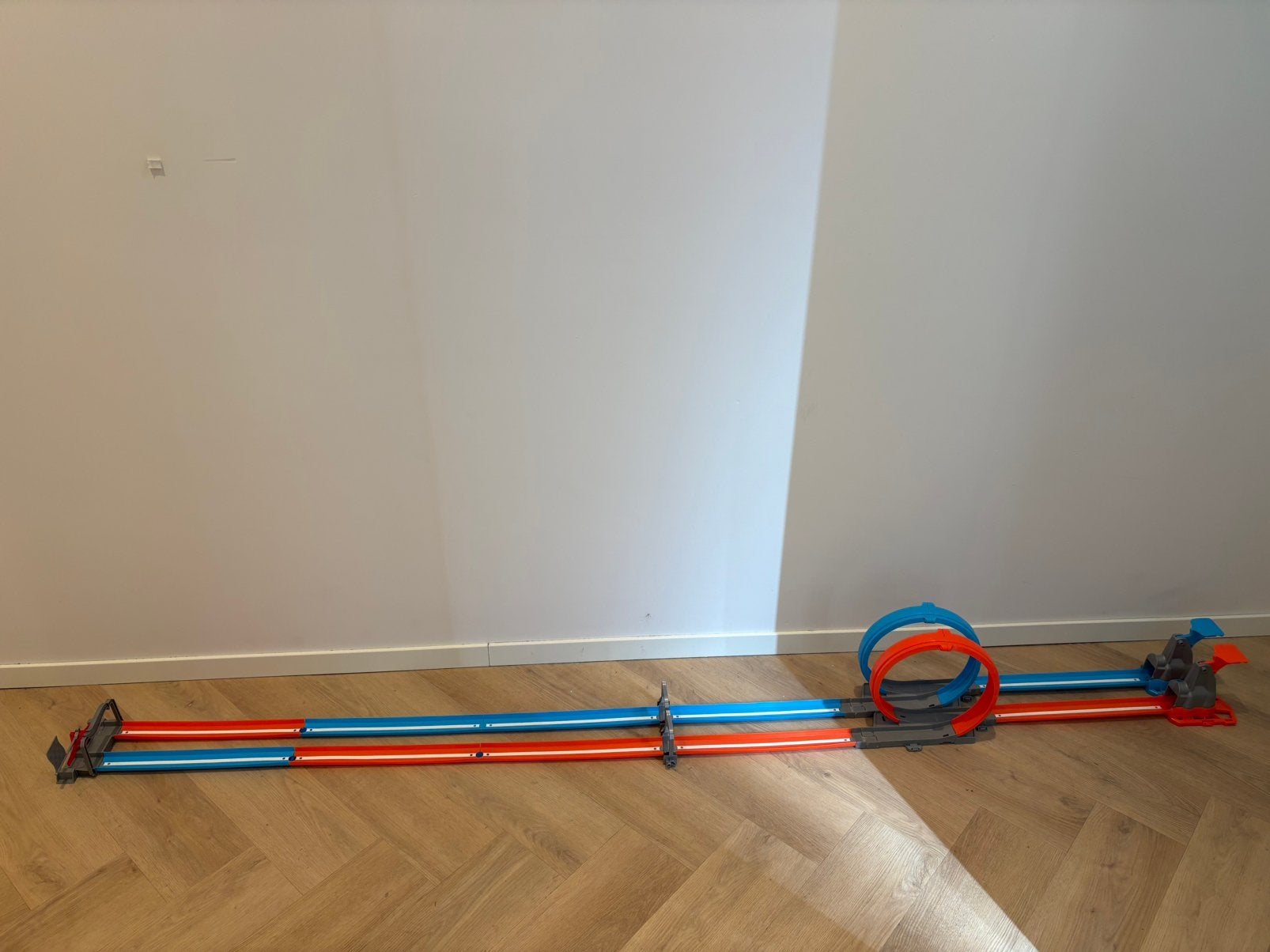 Hotwheels looping baan, Ophalen of Verzenden, Zo goed als nieuw, Handmatig, Hot Wheels