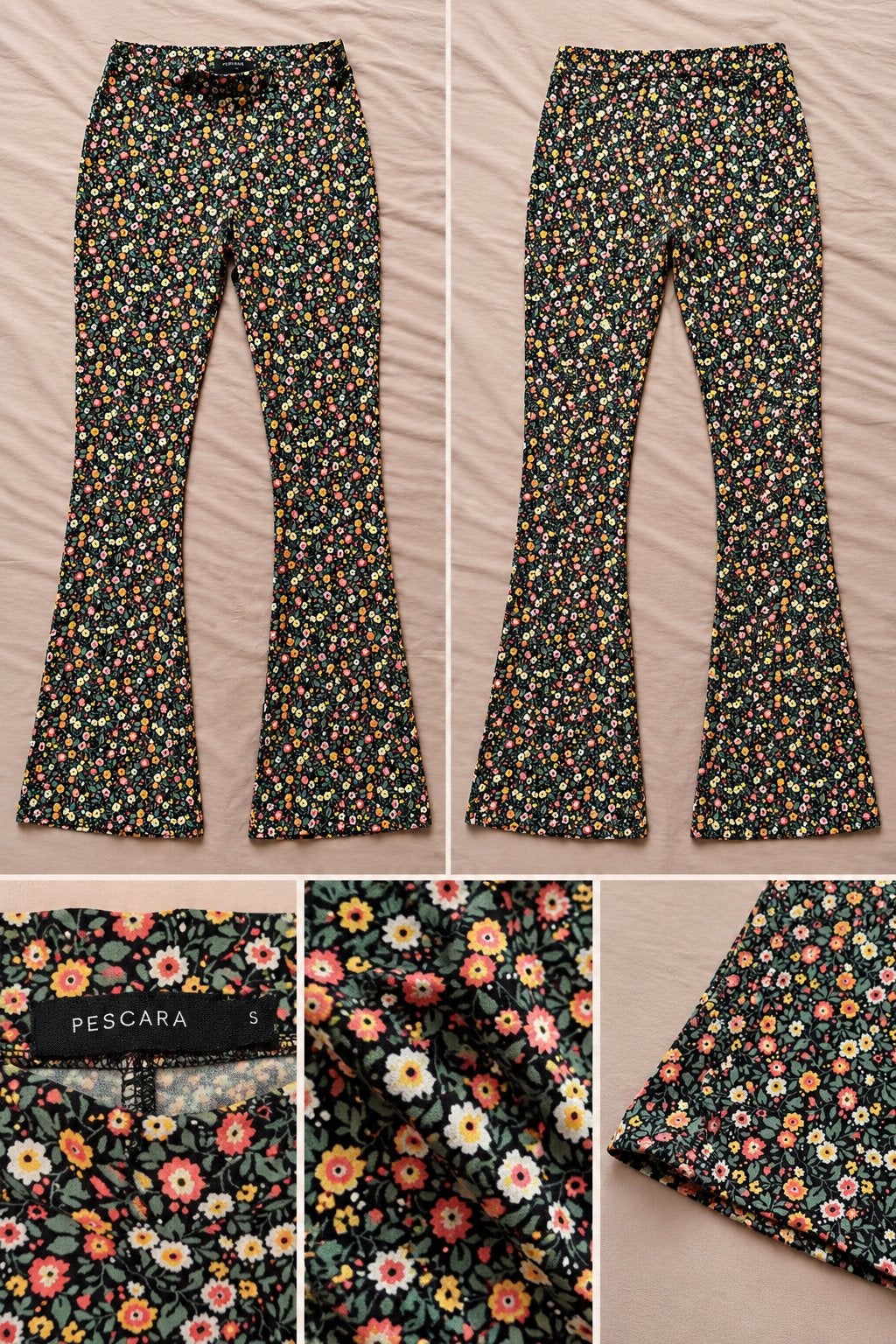 Pescara Ter Stal broek met bloemenprint S, Meerkleurig, Ophalen of Verzenden, Zo goed als nieuw, Maat 36 (S)