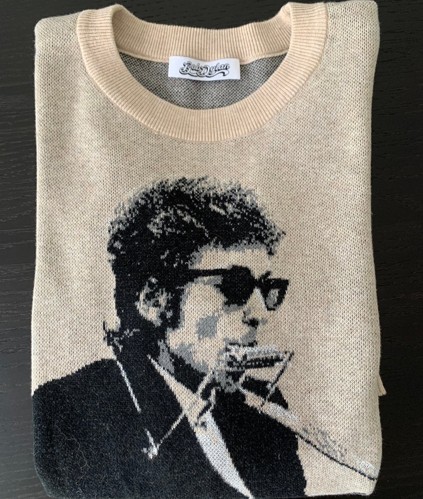 BOB DYLAN SWEATER, Ophalen of Verzenden, Nieuw, Maat 48/50 (M), Beige