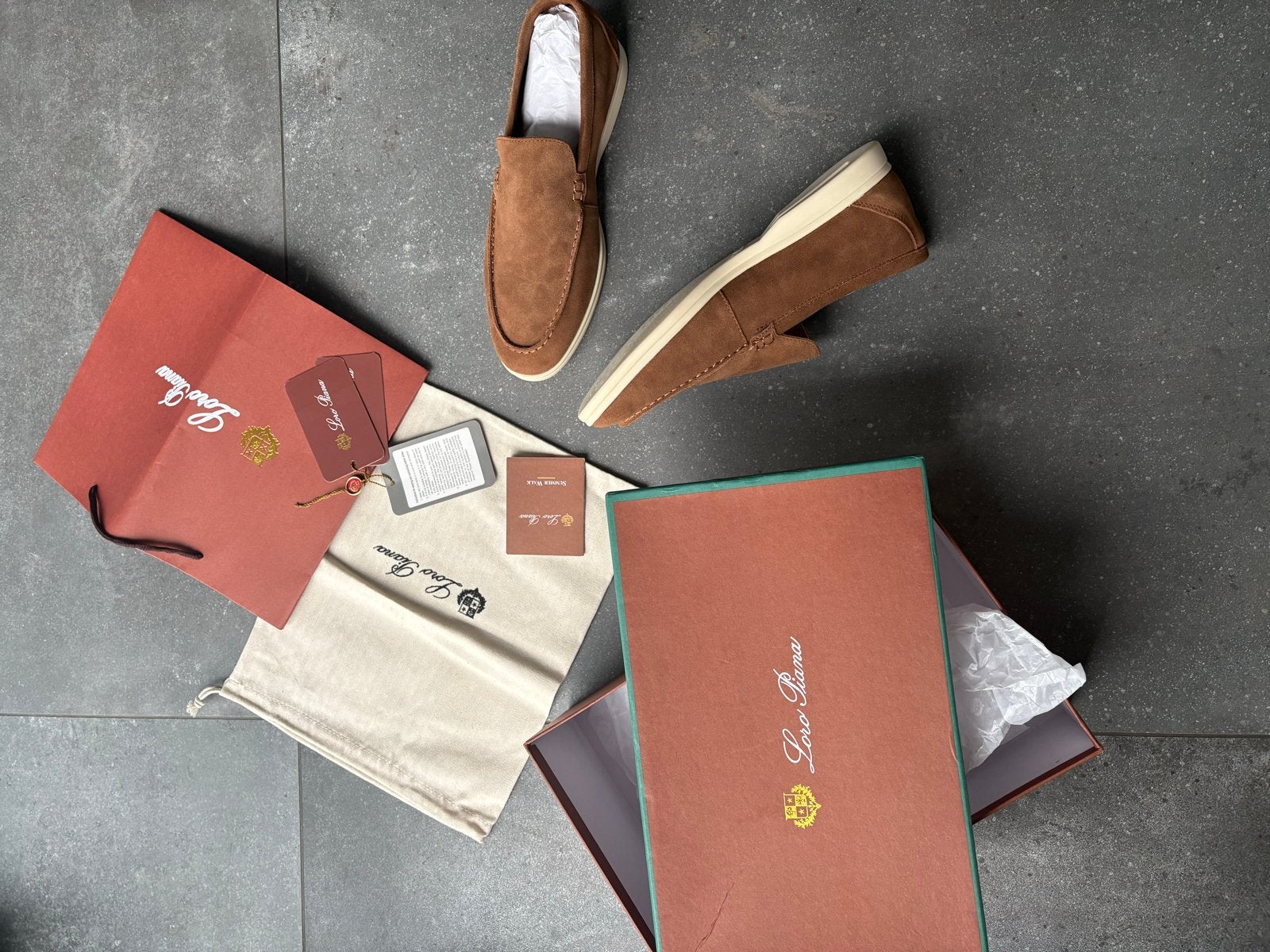 Loro Piana Summer Walk schoenen - Maat 43, Ophalen of Verzenden, Nieuw, Bruin, Loafers