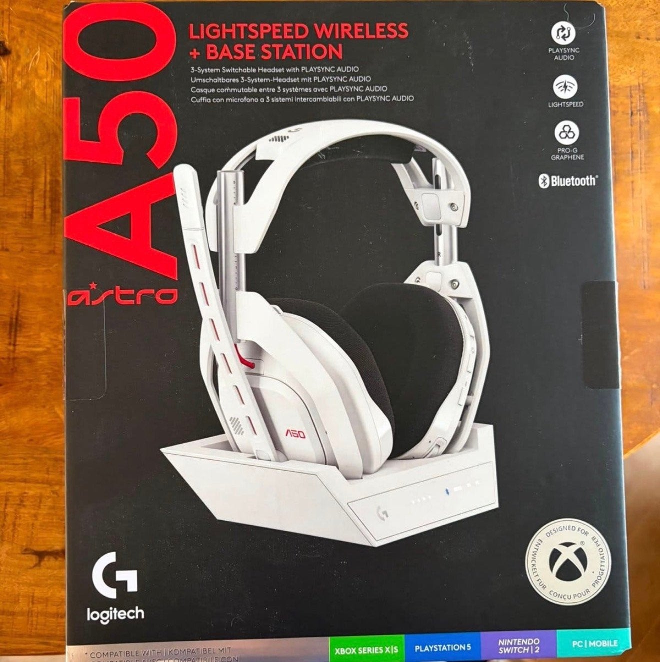 Astro A50 Gen 5 Lightspeed Wit + Wicked Cushions, Xbox, Ophalen of Verzenden, Zo goed als nieuw, Headset