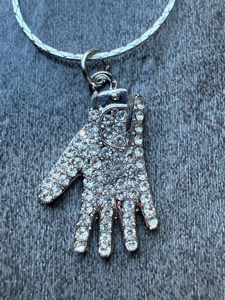 NIEUW - Michael Jackson ketting Motown 25 glitter handschoen, Ophalen of Verzenden, Nieuw