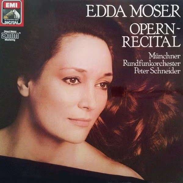 LP Edda Moser, Peter Schneider Opern Recital 27 0370 1 Vinyl, Ophalen of Verzenden, Zo goed als nieuw