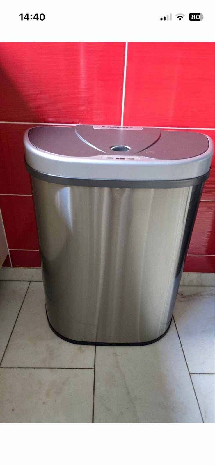 Homra elektrische 3 vakken prullenbak, Ophalen, 50 – 75, Kunststof, 40 liter of meer