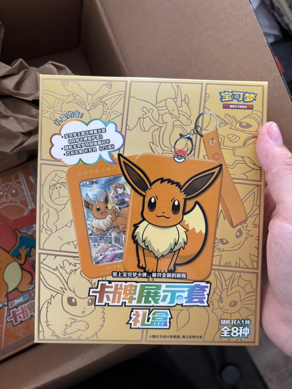 Chinese Pokémon Display Set (Volume 1) – Eevee-editie, Ophalen of Verzenden, Zo goed als nieuw