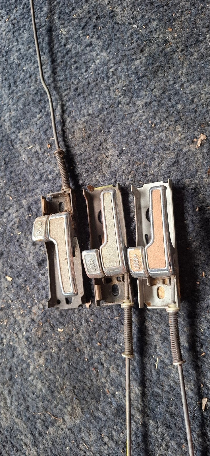 Nissan / Datsun 280zx deurhendels (3 stuks), Ophalen of Verzenden, Nissan