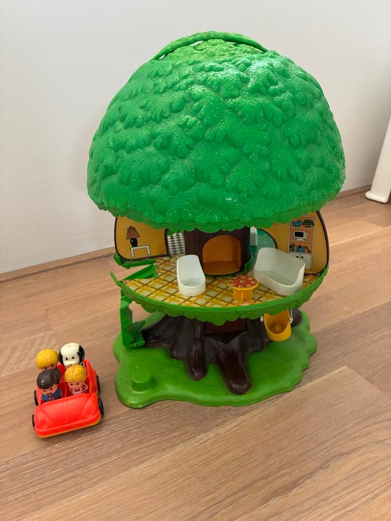 Vintage Kenner Speelboom uit 1975 met accessoires, Kinderen en Baby's, Speelgoed | Overig, Gebruikt, Jongen of Meisje, Ophalen