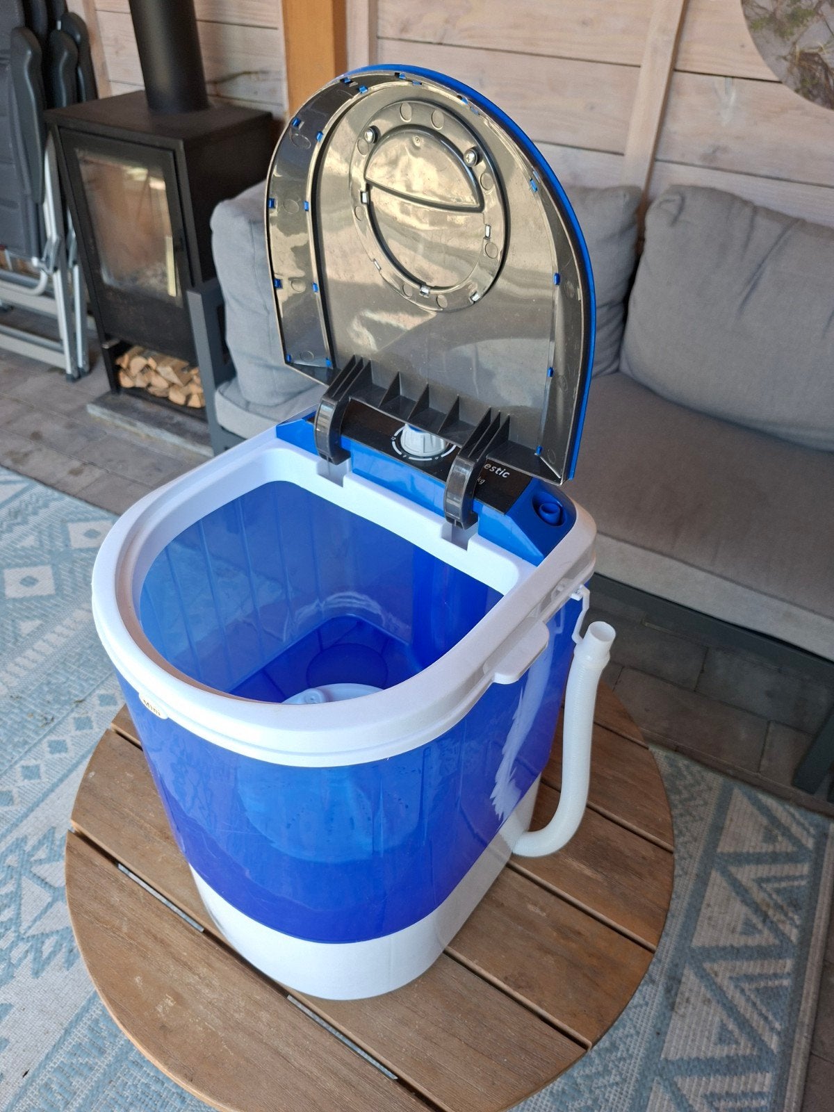 Mestic MW-100 Mini Wasmachine 230V - Ideaal voor Camping, Minder dan 85 cm, Minder dan 4 kg, Bovenlader, Ophalen of Verzenden