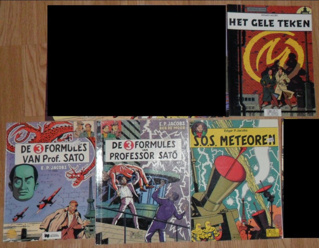 4x Blake en Mortimer - Jacobs, Edgar Pierre, Meerdere stripboeken, Ophalen of Verzenden, Gelezen