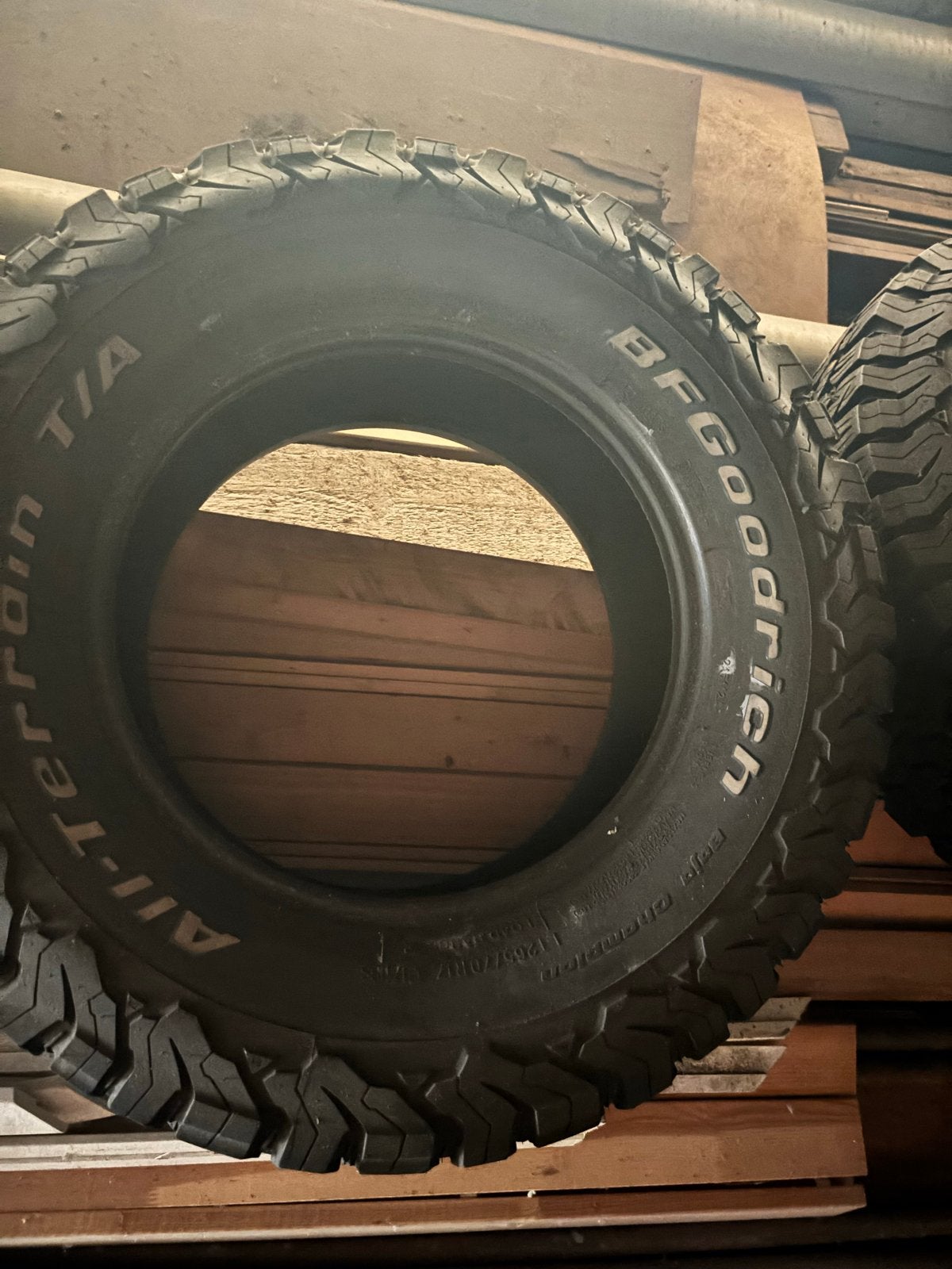 4x BF Goodrich All-Terrain 265/70R17 Baja Champignon, Auto-onderdelen, Banden en Velgen, Ophalen, Gebruikt, All Season, Band(en)