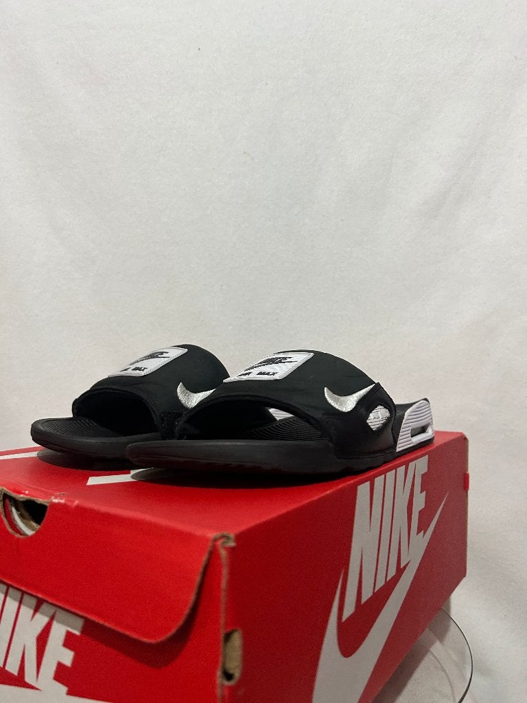 Maat 44 - Nike Air Max 90 Slippers Black White Slides, Kleding | Heren, Slippers, Verzenden, Zwart, Nike