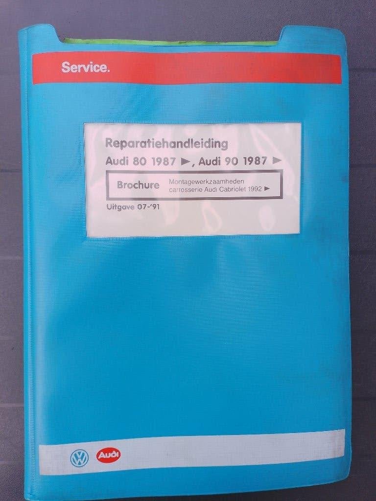 Audi Cabrio dealer werkplaatsboek Carrosserie + cabriokap, Ophalen of Verzenden, Gelezen, Audi