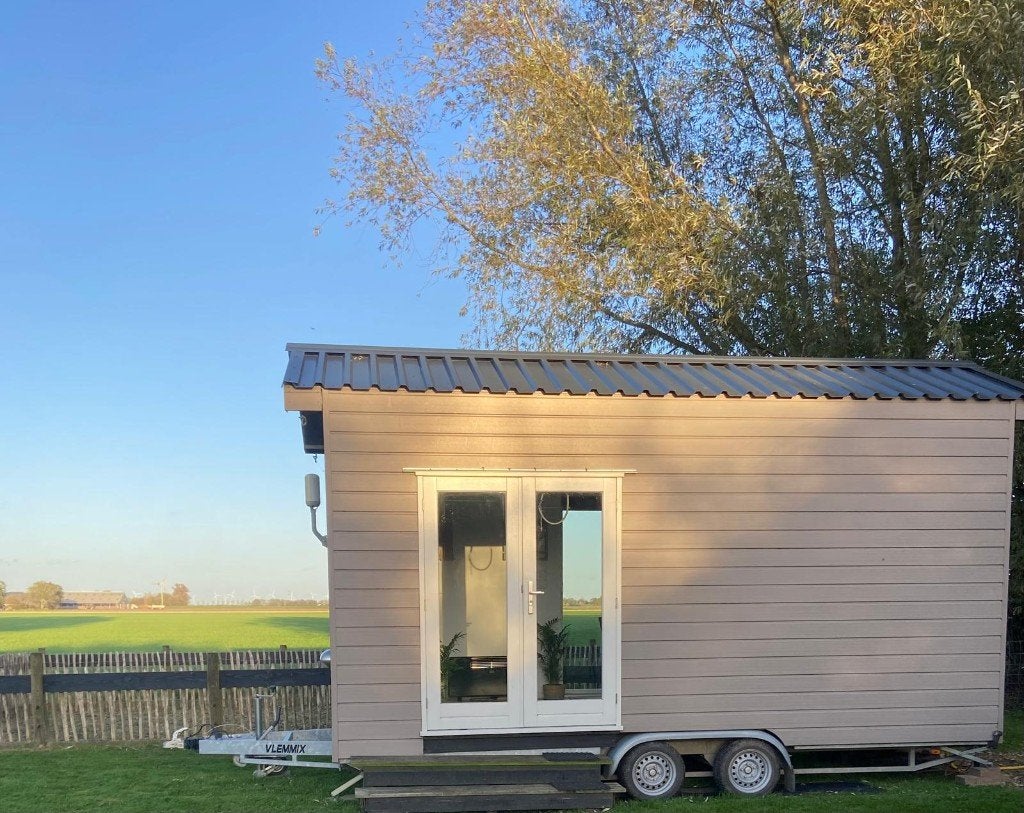 Tiny House / Mobiel Kantoor: Duurzame Kwaliteit incl. vide, Ophalen, Kunststof, 3 ramen of meer, Overige typen