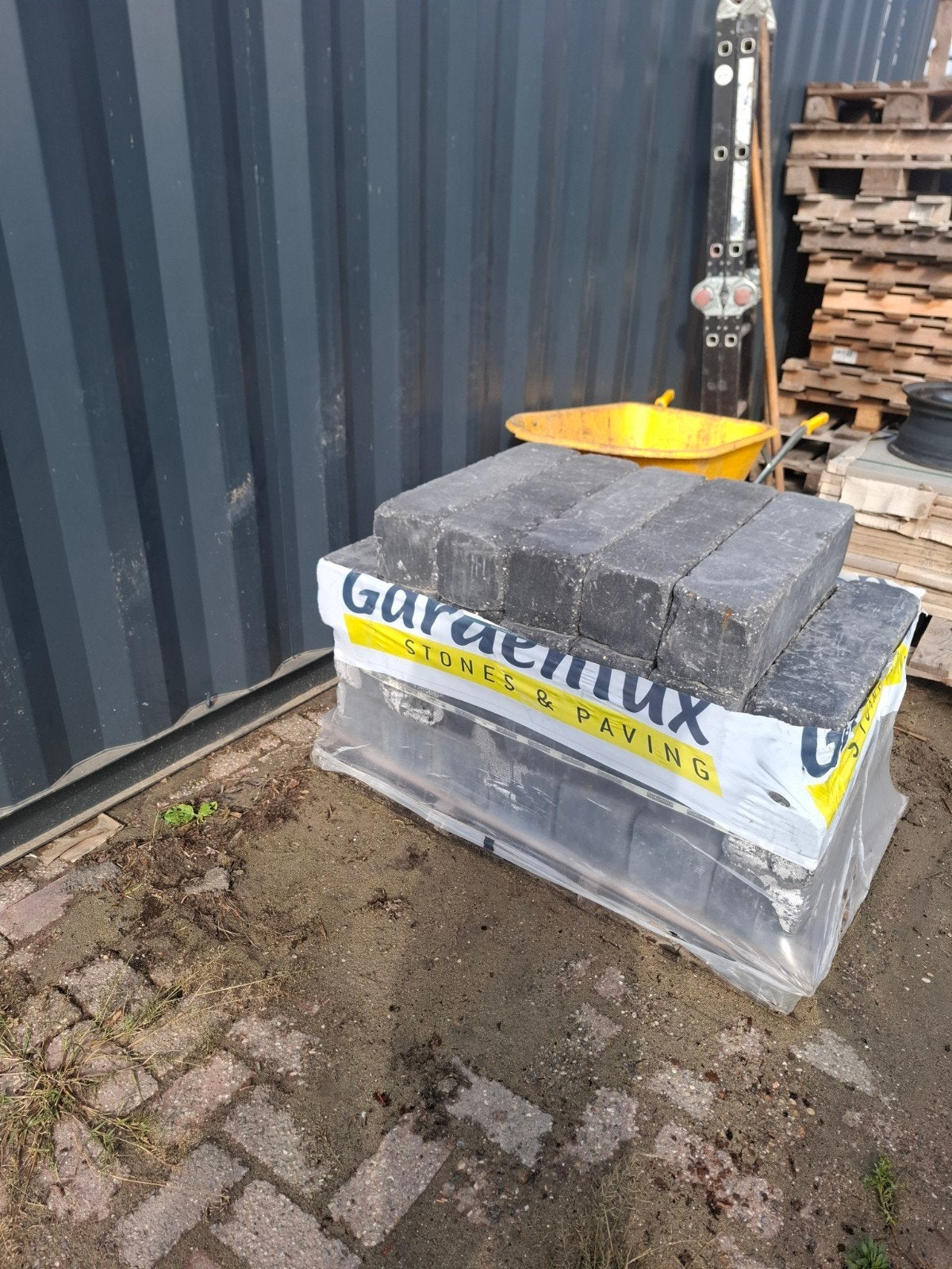 26 Palino stapelblokken antraciet 60x15x15cm Gardenlux, Tuin en Terras, Ophalen, Overige typen, Nieuw, Minder dan 5 m²