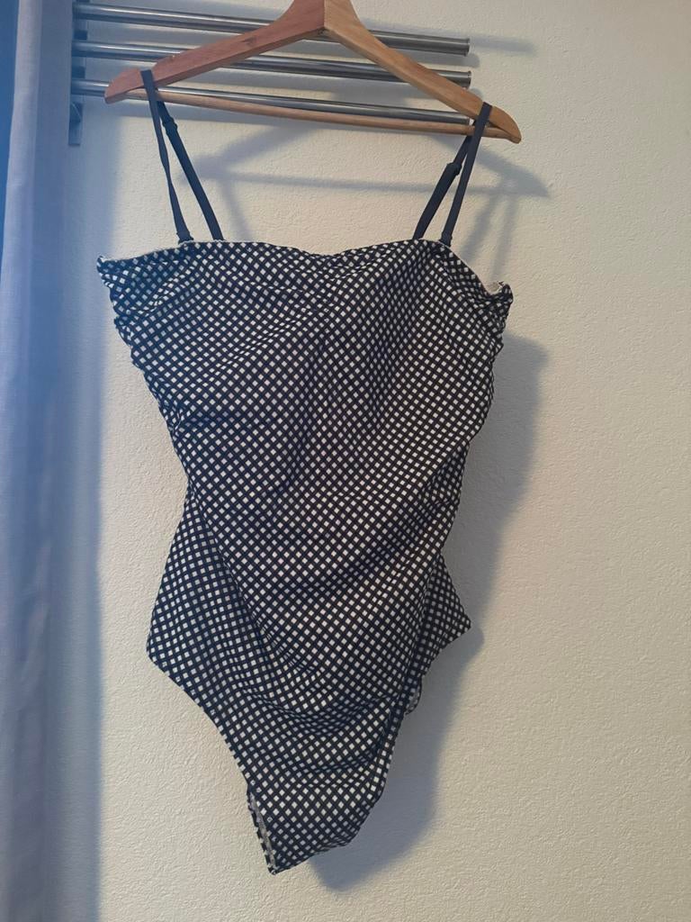 Nieuw HEMA Badpak XXL met ruitjesmotief en extra bandjes, Kleding | Dames, Ophalen of Verzenden, Nieuw, Zwart, Badpak