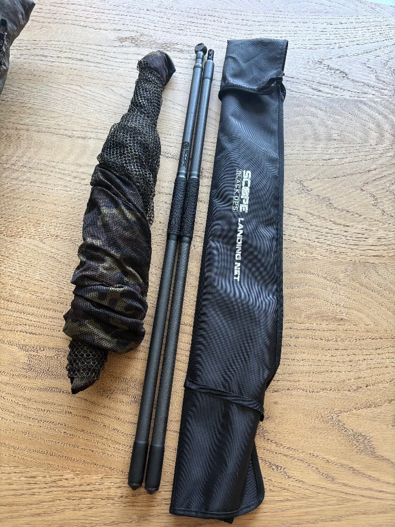 NASH SCOPE BLACK OPS LANDING NET (1x gebruikt!), Ophalen of Verzenden, Zo goed als nieuw, Overige typen