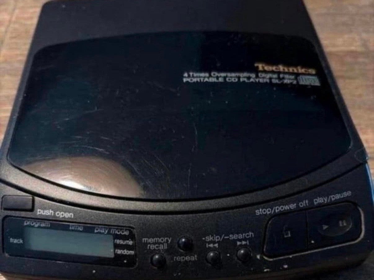 Technics SL-XP2 Draagbare CD Speler, Ophalen of Verzenden, Gebruikt, Technics, Draagbaar