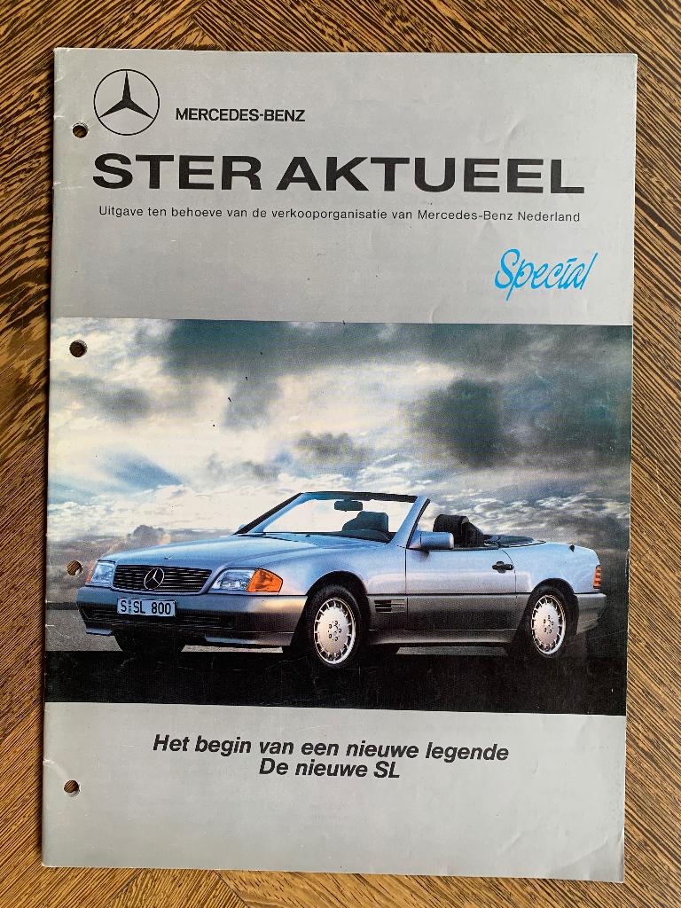 Ster Aktueel intern Mercedes-Benz SL R129-special 1989, Boeken, Zo goed als nieuw, Mercedes-Benz, Mercedes, Ophalen of Verzenden