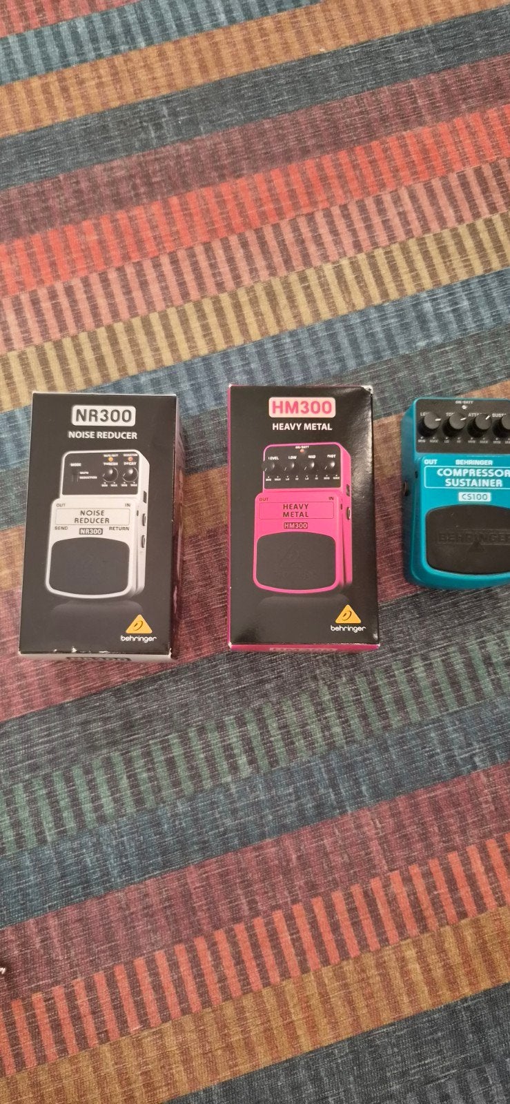 Behringer Gitaar Pedalen: NR300, HM300, CS100, Ophalen of Verzenden, Zo goed als nieuw, Distortion, Overdrive of Fuzz