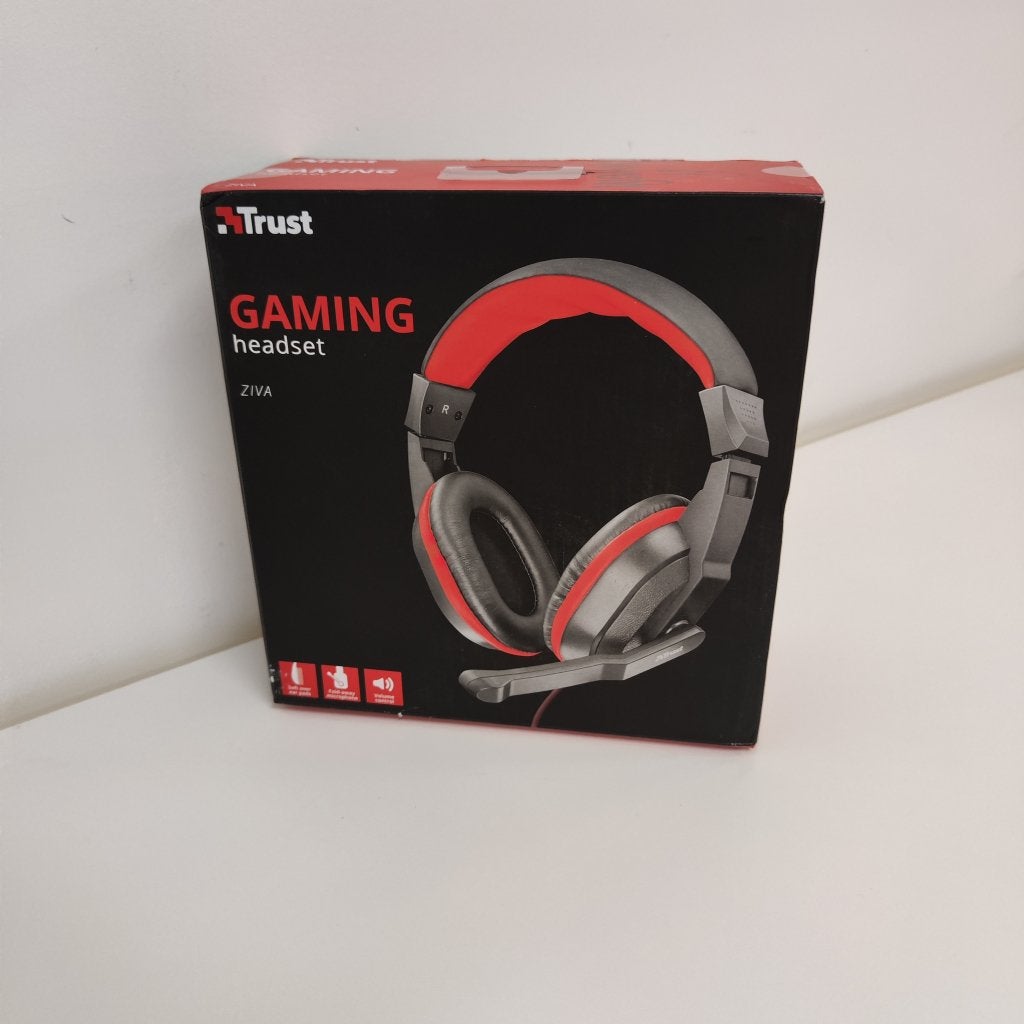 Headphones with Microphone Trust 21953 Red Black, Niet ingevuld, Nieuw, Niet ingevuld, Overige merken