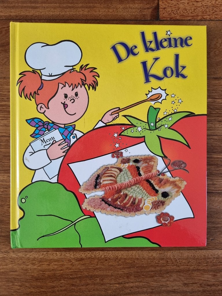 Kookboek: De kleine kok, voor kinderen, hard cover, Diverse auteurs, Zo goed als nieuw, Europa, Tapas, Hapjes en Dim Sum
