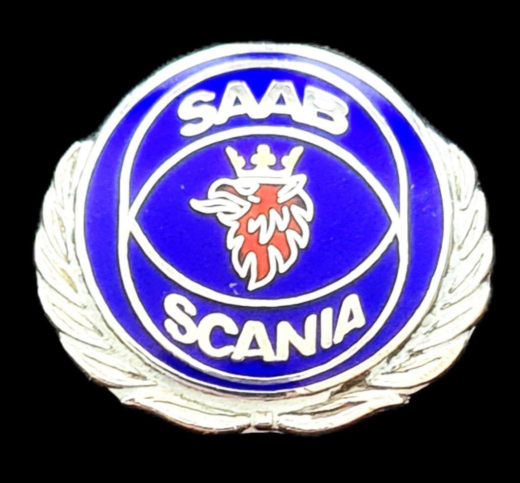 Saab- Scania speld- zilver 925, Verzamelen, Speldjes, Pins en Buttons, Verzenden, Nieuw, Transport, Speldje of Pin
