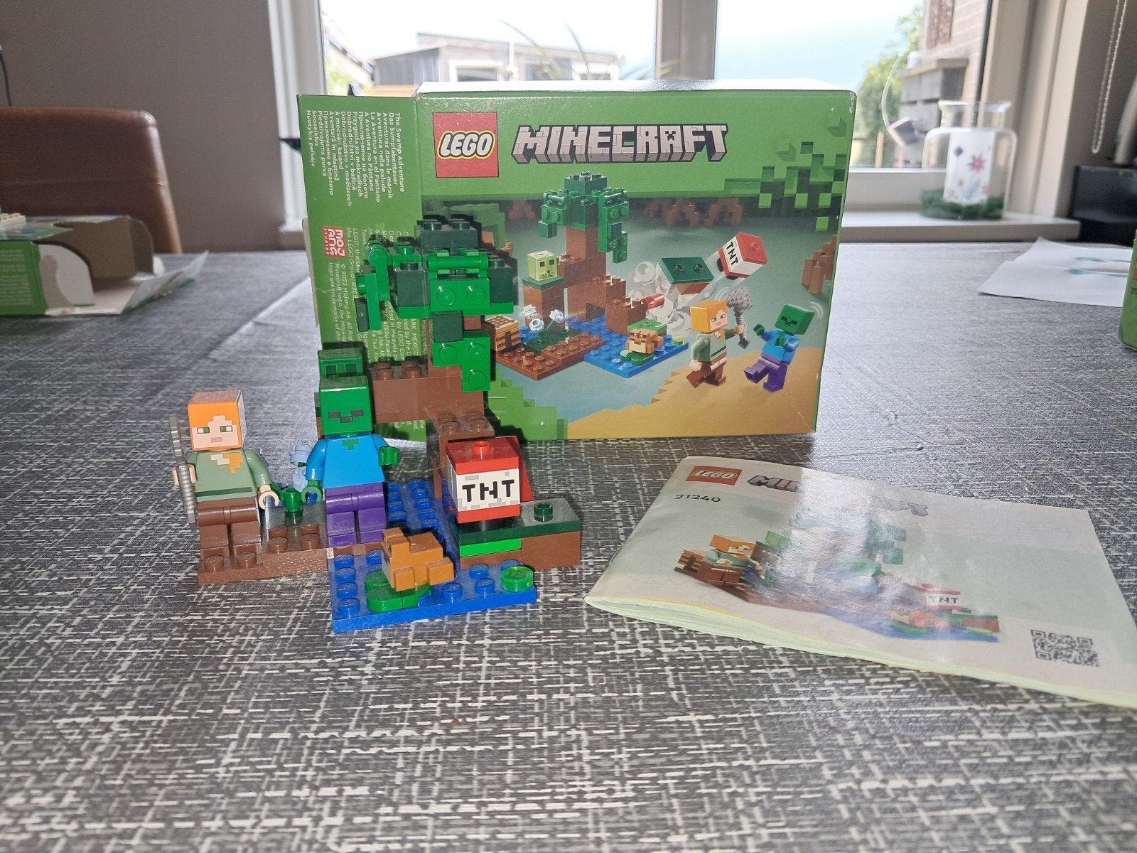 Lego Minecraft 21240 The Swamp Adventure, Minecraft, Lego, Ophalen of Verzenden, Zo goed als nieuw