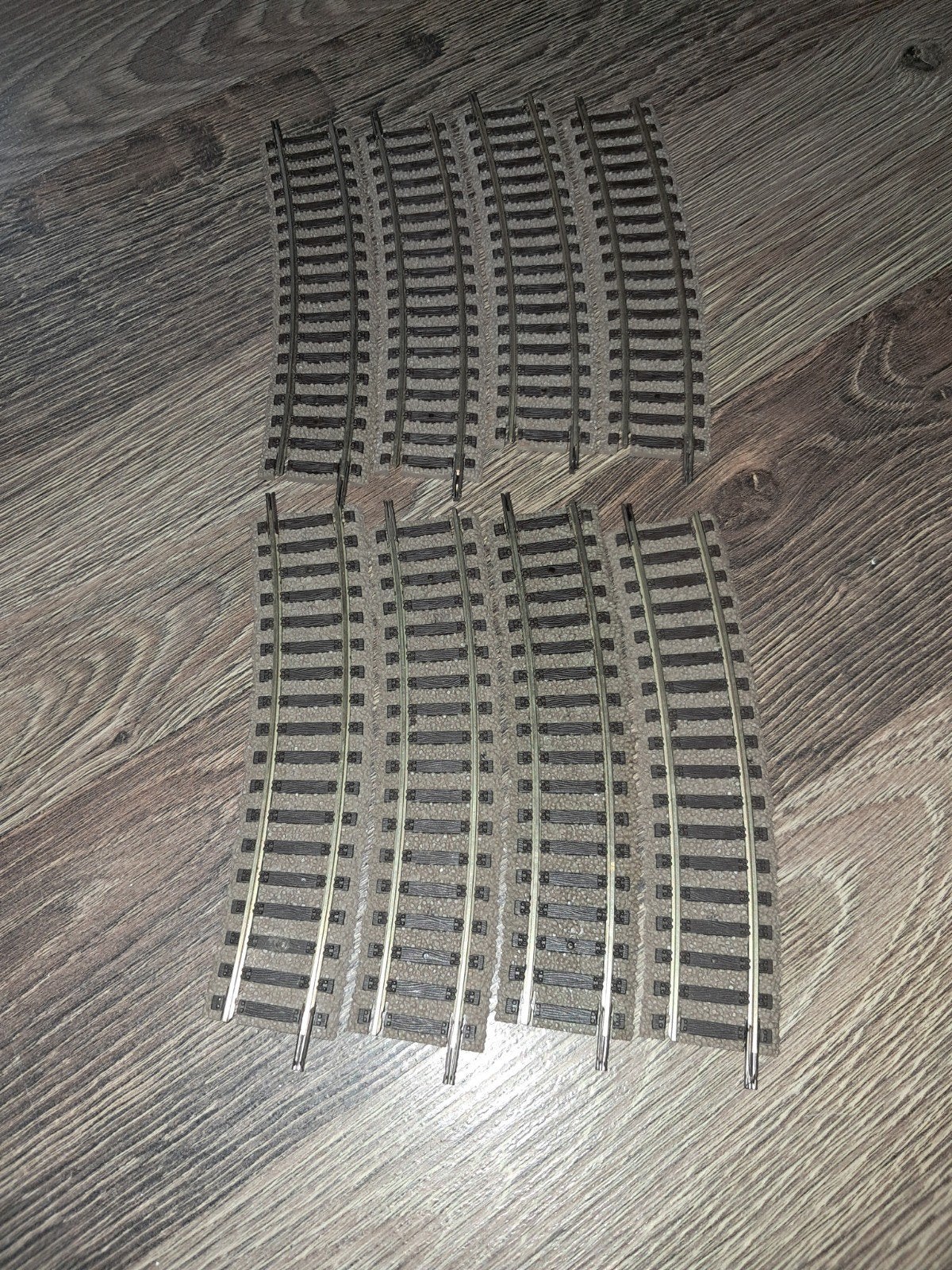 8x Fleischmann 6127 Profi gebogen rails, Gebruikt, Gelijkstroom, Fleischmann, Rails