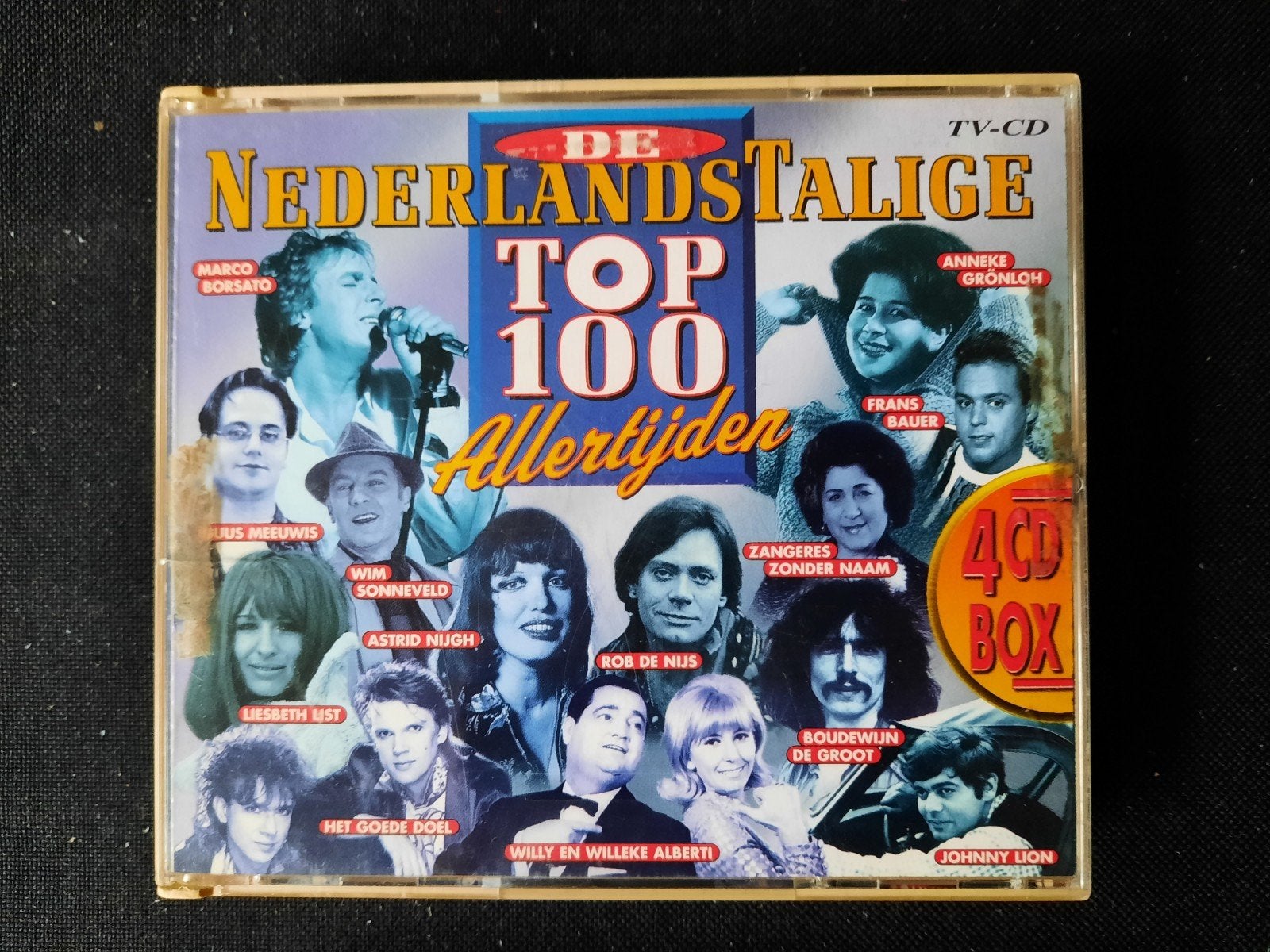 De Nederlandstalige Top 100 Aller Tijden - 4CD Box, Ophalen of Verzenden, Gebruikt, Pop, Boxset