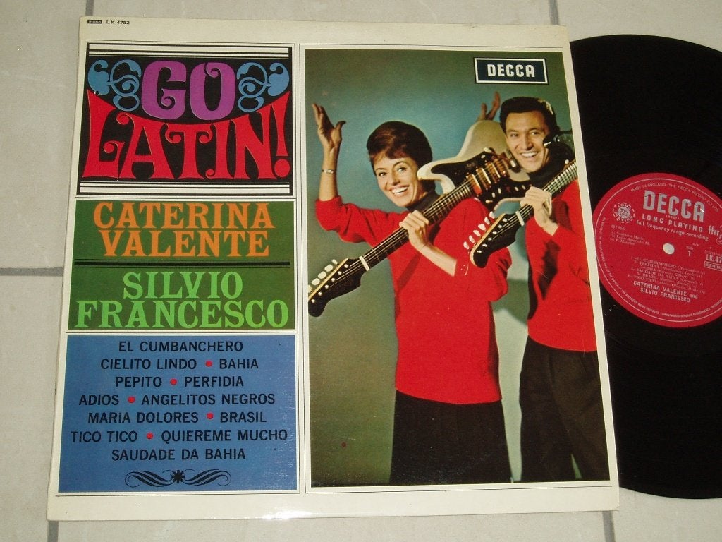 LP Caterina Valente & Silvio Francesco - Go latin , England, Verzenden, Gebruikt, 12 inch, LP