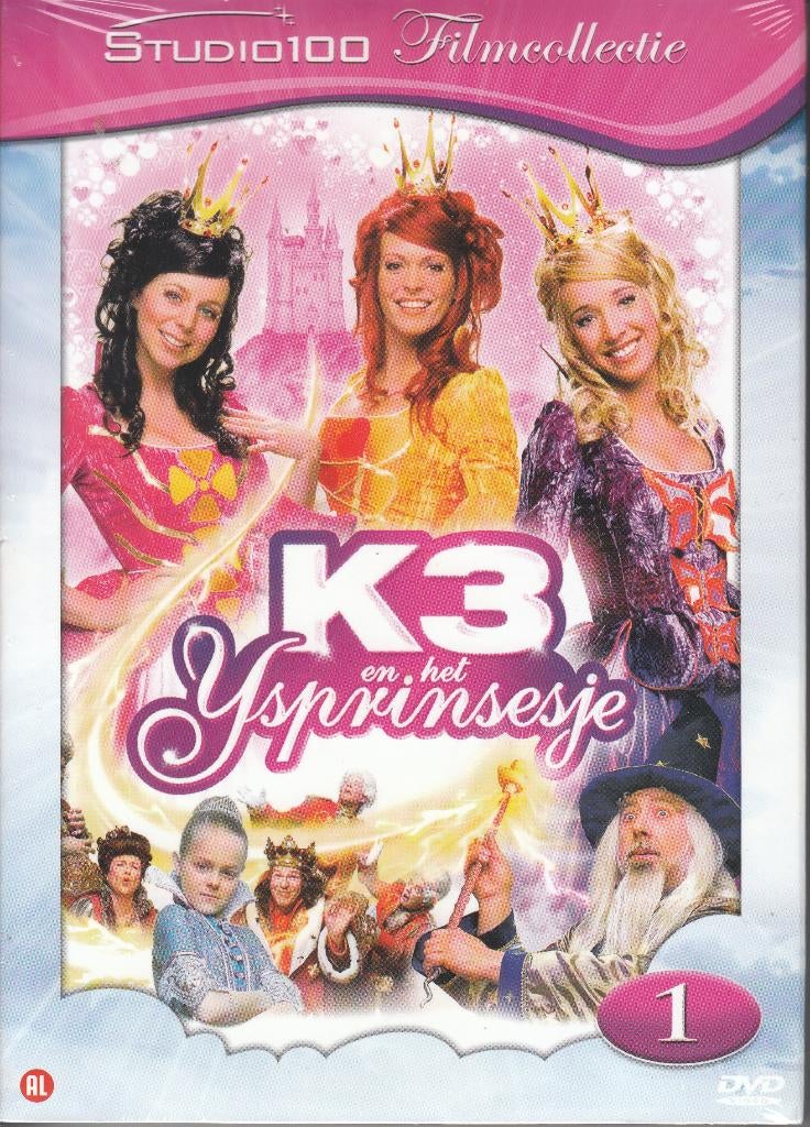 K3 originals en het Ijsprinsesje, Cd's en Dvd's, Alle leeftijden, Verzenden, Nieuw in verpakking, Film