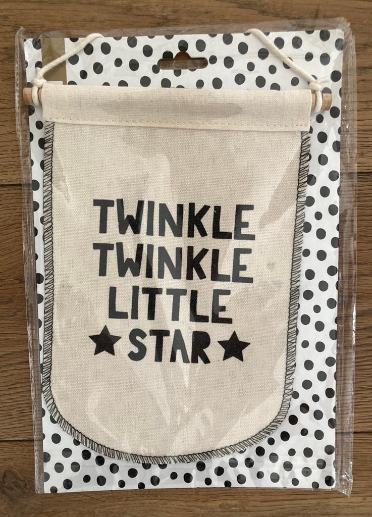 Hema vaantje twinkle twinkle little star sterren ster, Ophalen of Verzenden, Nieuw, Wanddecoratie