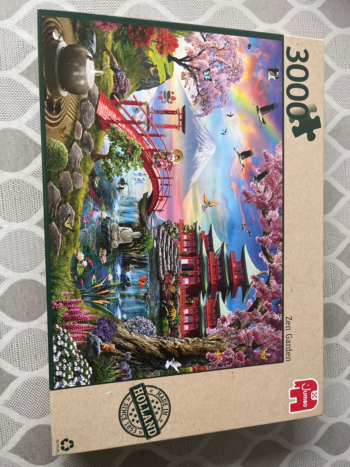 Jumbo Legpuzzel 3000 Stukjes - Zen Garden (Zo goed als nieuw, Ophalen, Meer dan 1500 stukjes, Zo goed als nieuw, Legpuzzel