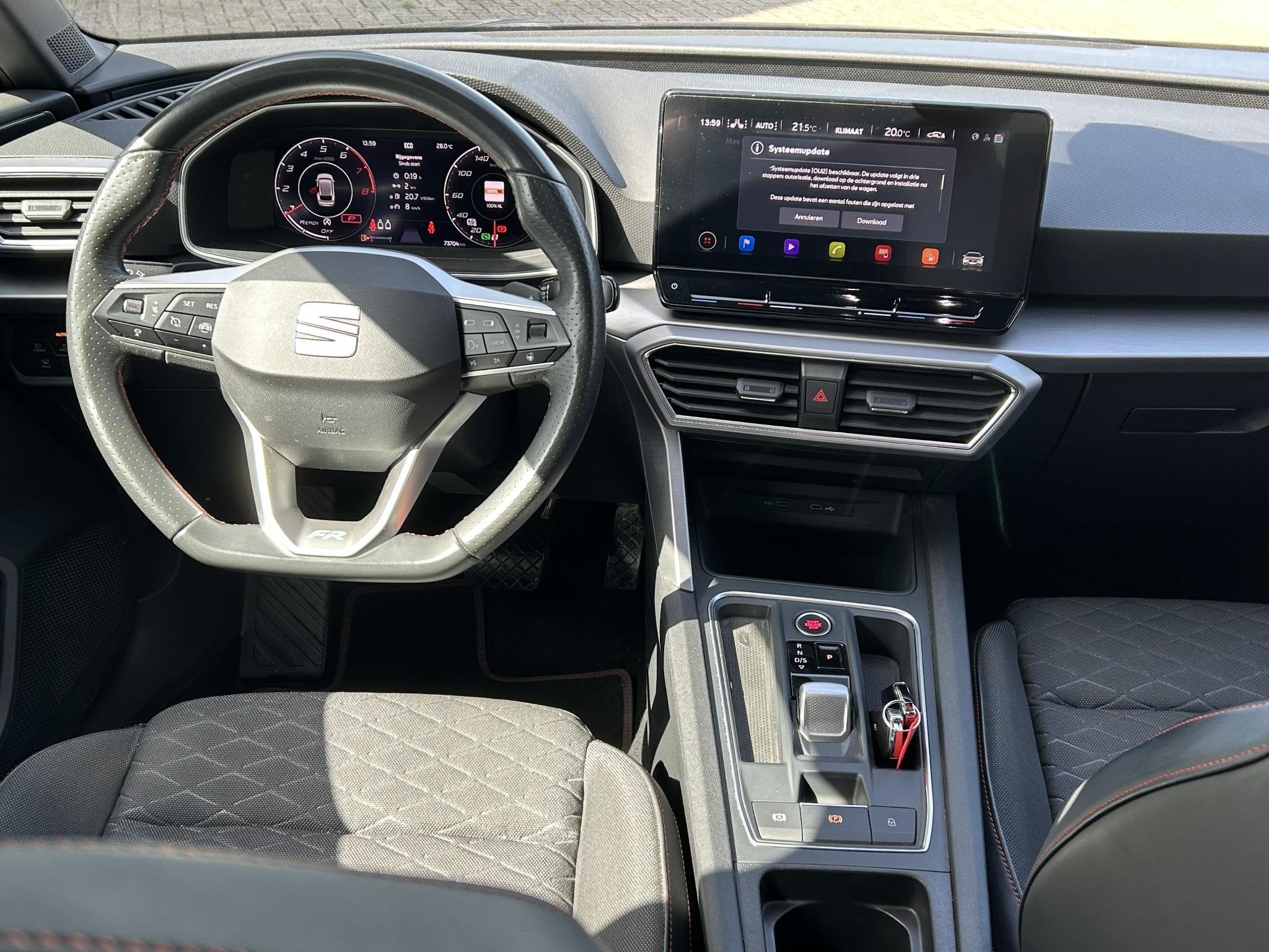 SEAT Leon Sportstourer 1.5 eTSI FR Business Intense | Naviga, Stof, 4 cilinders, Leon, Origineel Nederlands
