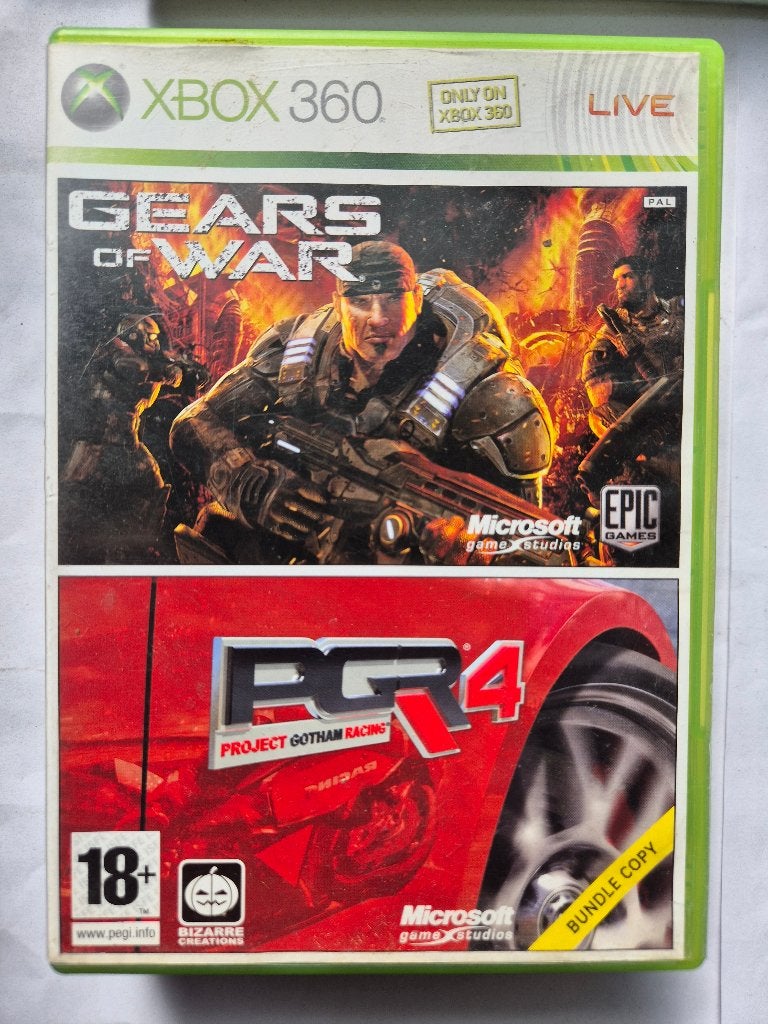 GEARS of WAR / PGR 4, Gebruikt, 1 speler, Racen en Vliegen, Ophalen of Verzenden