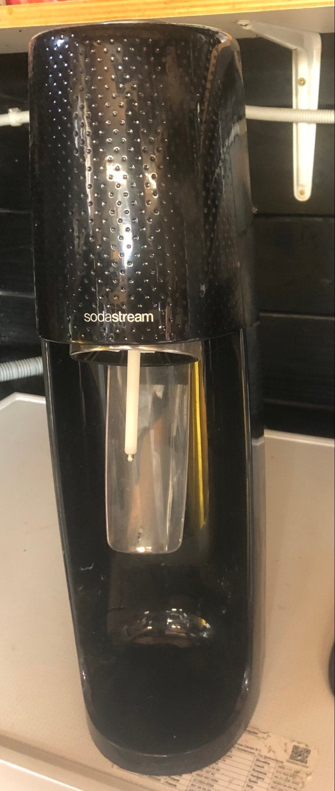 Sodastream bruiswaterapparaat - Zwart, Ophalen of Verzenden, Gebruikt