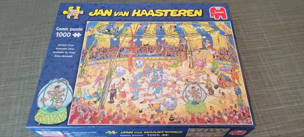Jan van Haasteren 1000 stukjes acrobaten circus, Ophalen of Verzenden