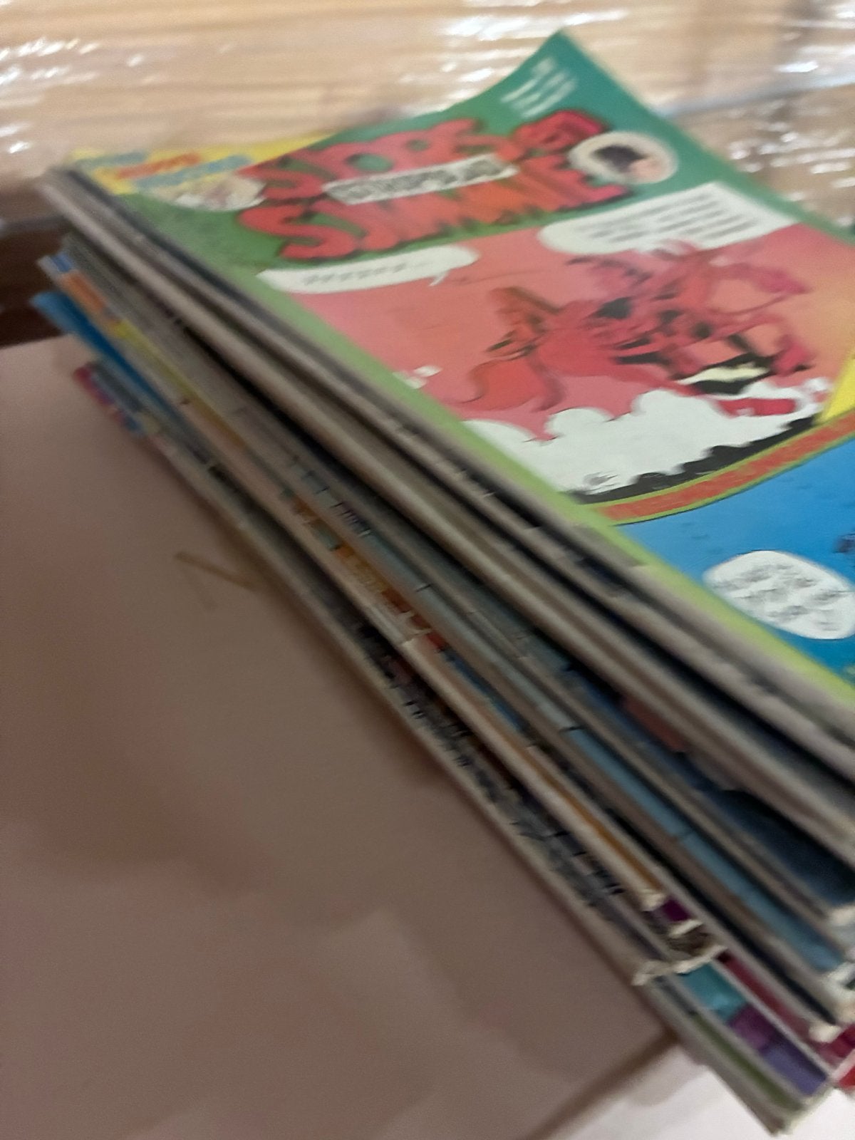 Stapel Striptijdschriften Jaren '90 - Sjors en Sjimmie, Meerdere stripboeken, Ophalen of Verzenden, Gelezen