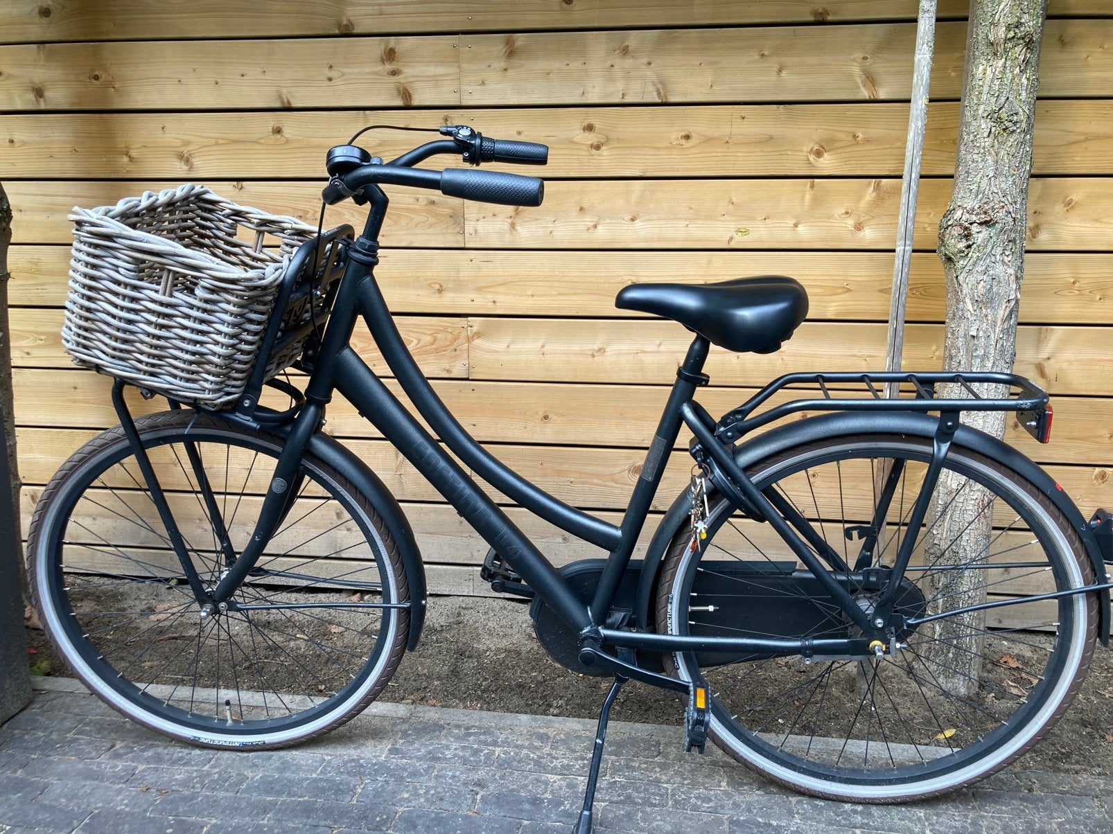 Cortina u4 transportfiets 26 inch zwart, Fietsen en Brommers, 47 tot 50 cm, Ophalen, Zo goed als nieuw