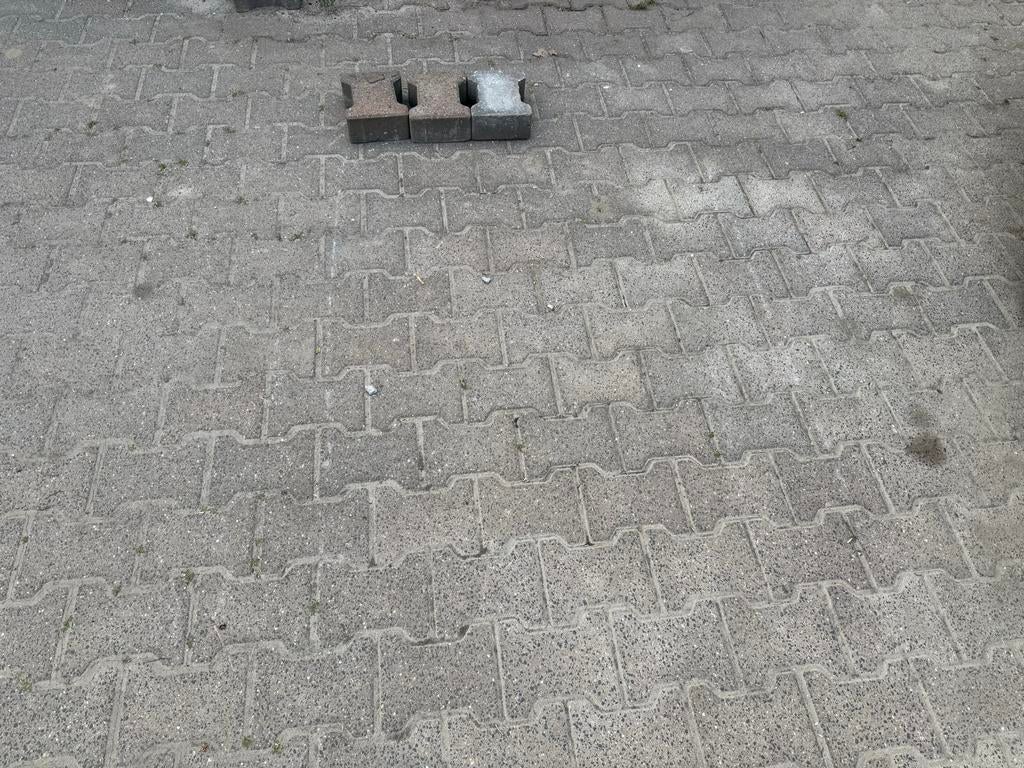 H-profiel klinkers circa 400 m2, Tuin en Terras, Tegels en Klinkers, Gebruikt, Klinkers, Beton, 10 m² of meer, Ophalen