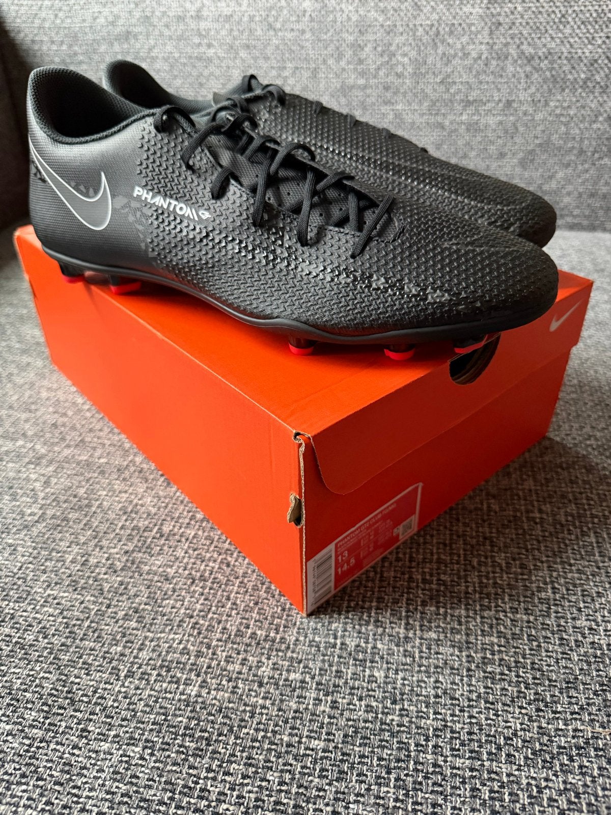 Nike Phantom GT2 Club FG/MG voetbalschoenen - Maat 47.5, Nieuw, Ophalen of Verzenden, Sportschoenen, Zwart
