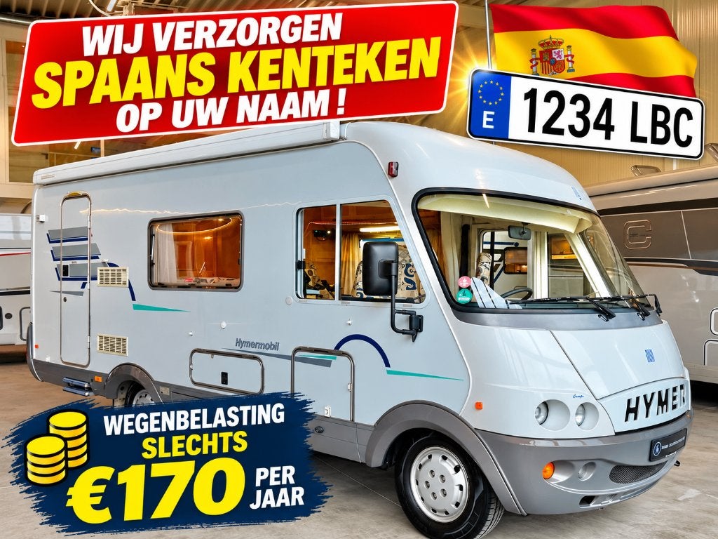 Hymer B 584, Caravans en Kamperen, Integraal, Boiler, Fiat, Bedrijf