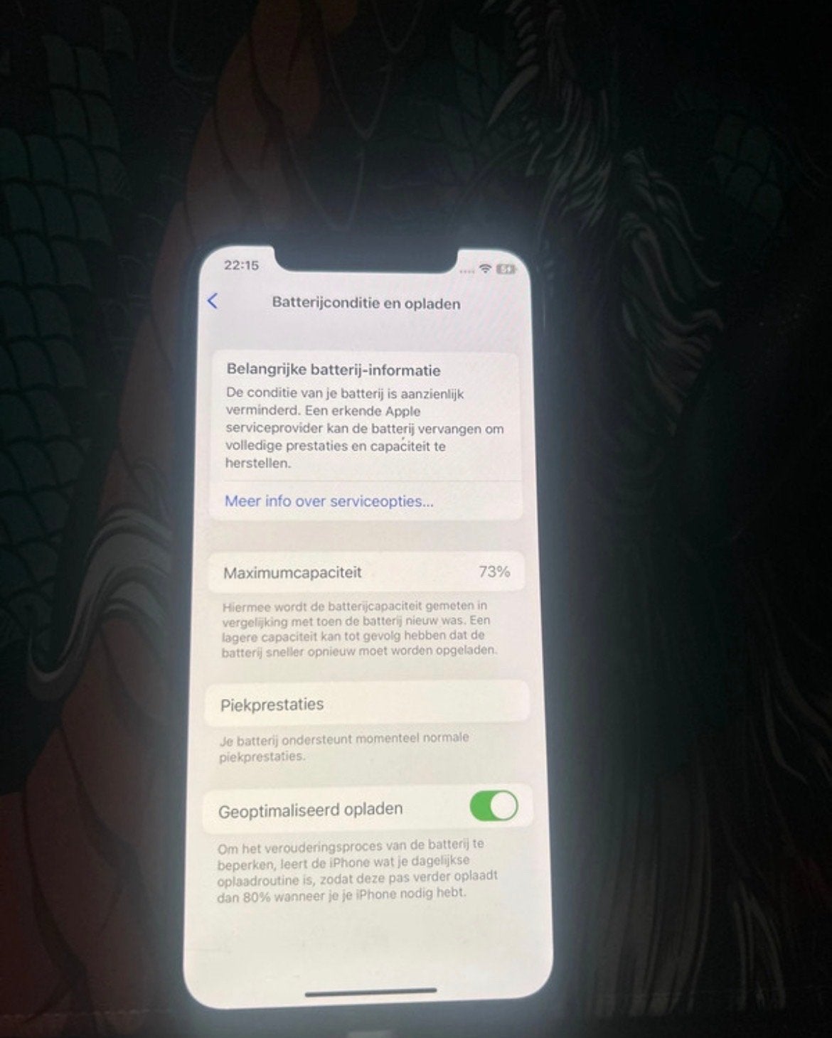 iPhone XS met beschadigde achterkant + hoesje, Telecommunicatie, Mobiele telefoons | Apple iPhone, Ophalen, Gebruikt, Zwart, IPhone XS
