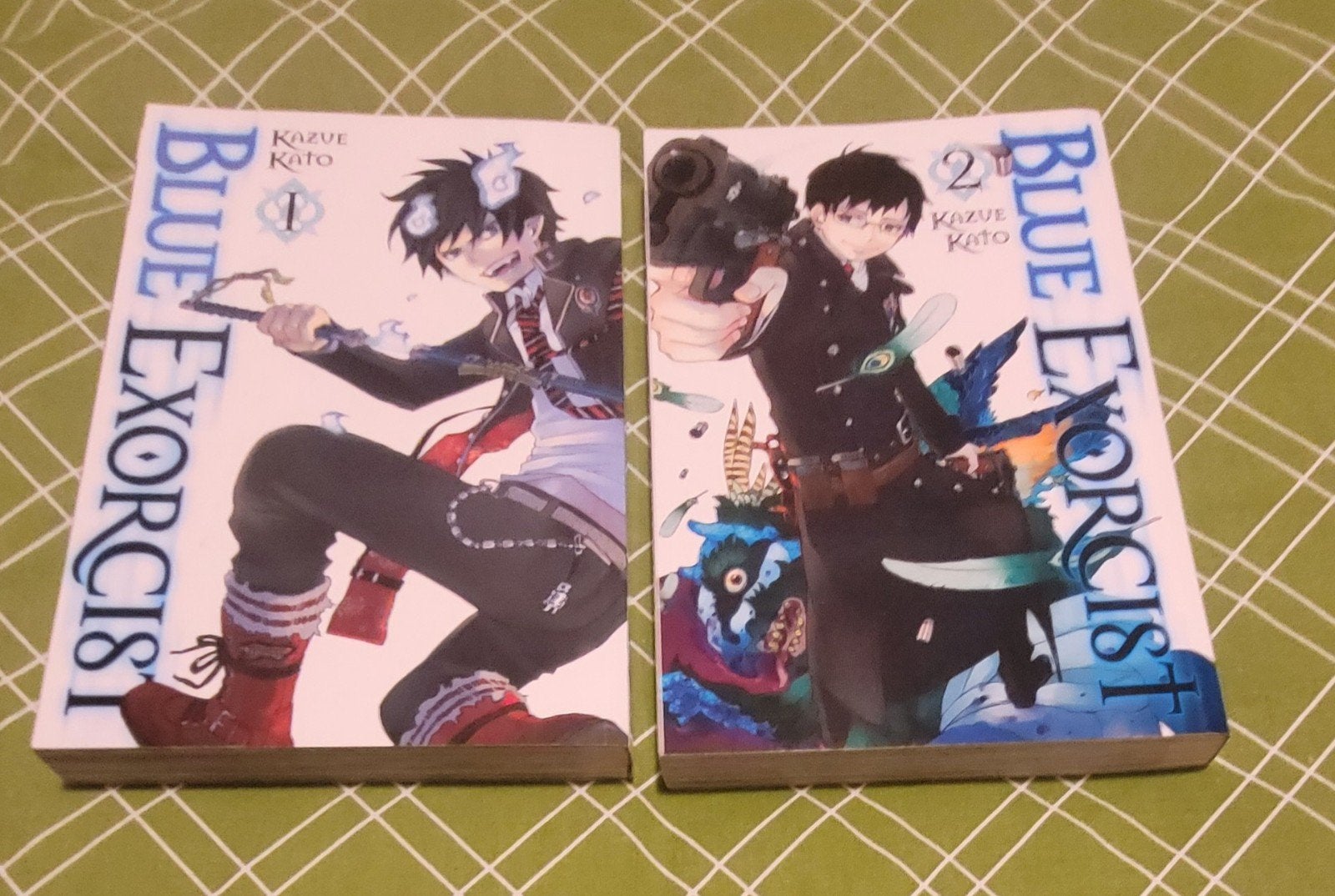 Manga's Blue Exorcist vol. 1 en 2, Boeken, Gelezen, Ophalen of Verzenden, Japan (Manga), Meerdere comics