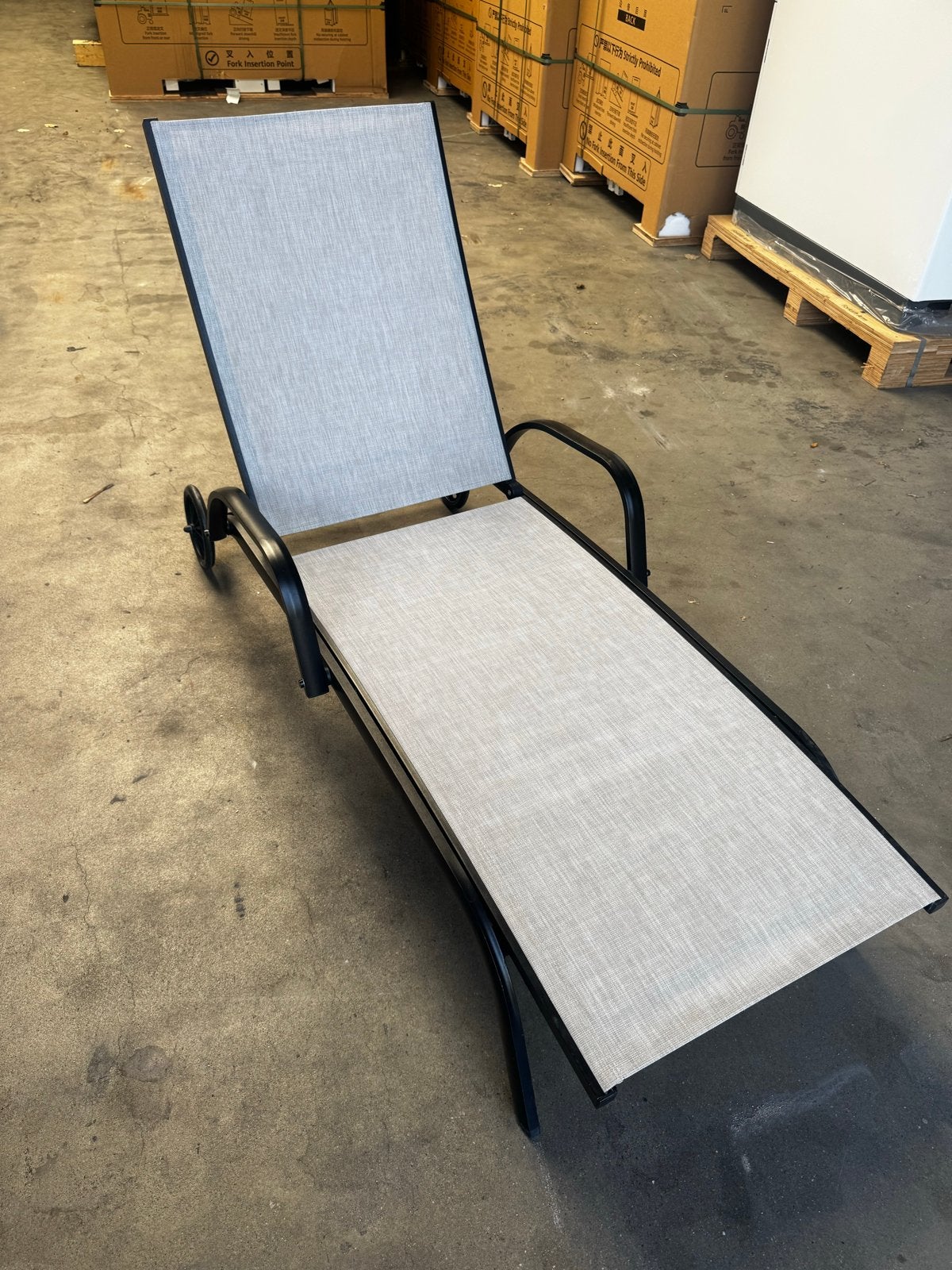 Vinci Ligbed - Comfortabel en Verstelbaar, Tuin en Terras, Ophalen of Verzenden, Zo goed als nieuw, Textileen, Verstelbaar