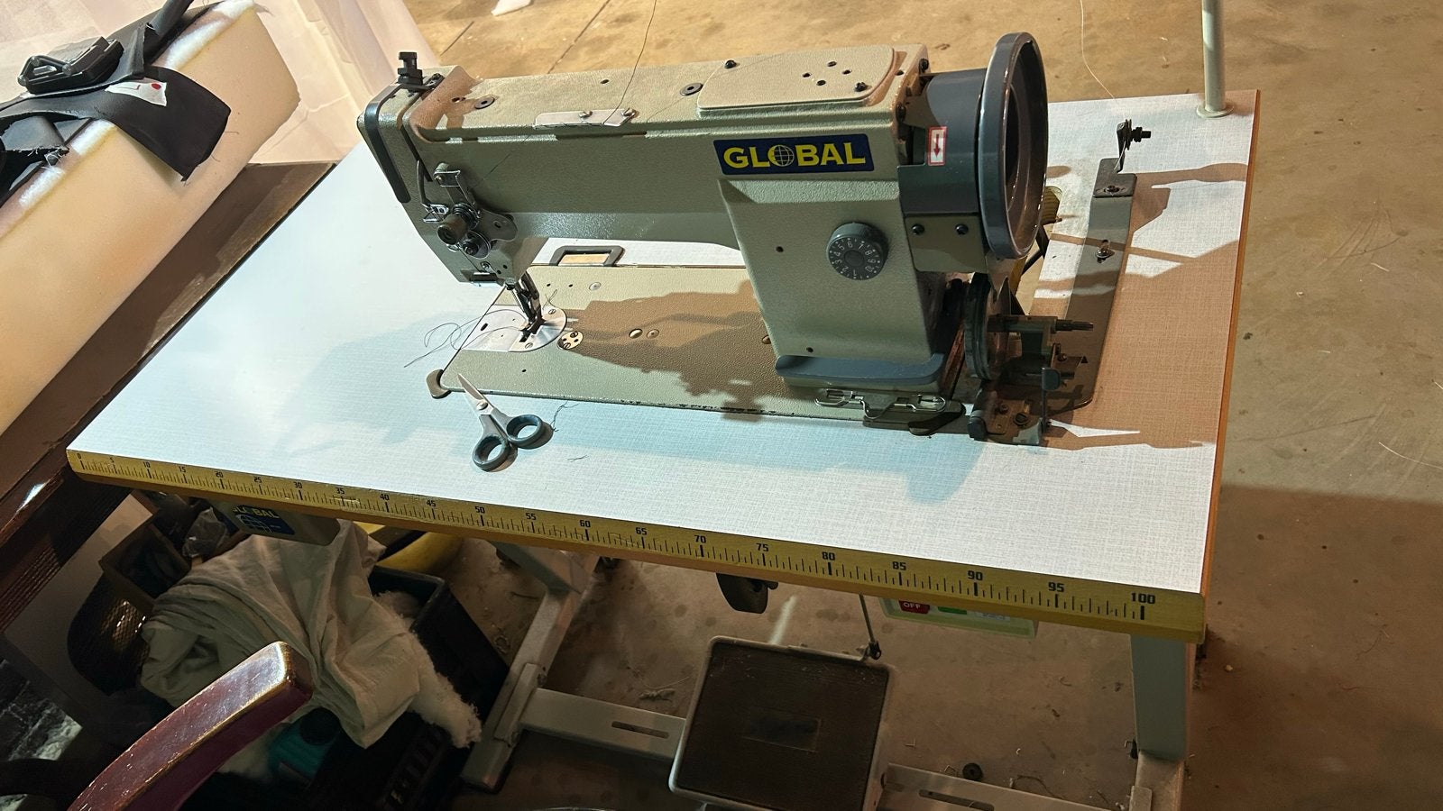 Global Industriële Naaimachine - Robuust en Betrouwbaar, Gebruikt, Naaimachine, Industrieel, Ophalen