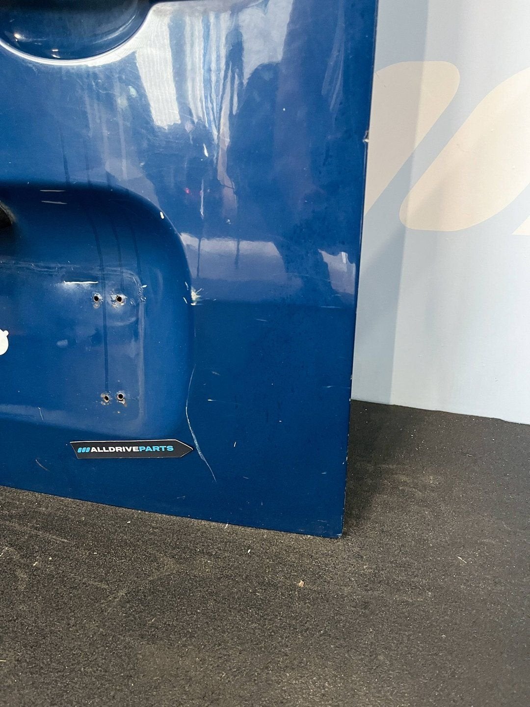Achterdeur links achter Renault Kangoo blauw 751478138, Gebruikt, -, Deur, -