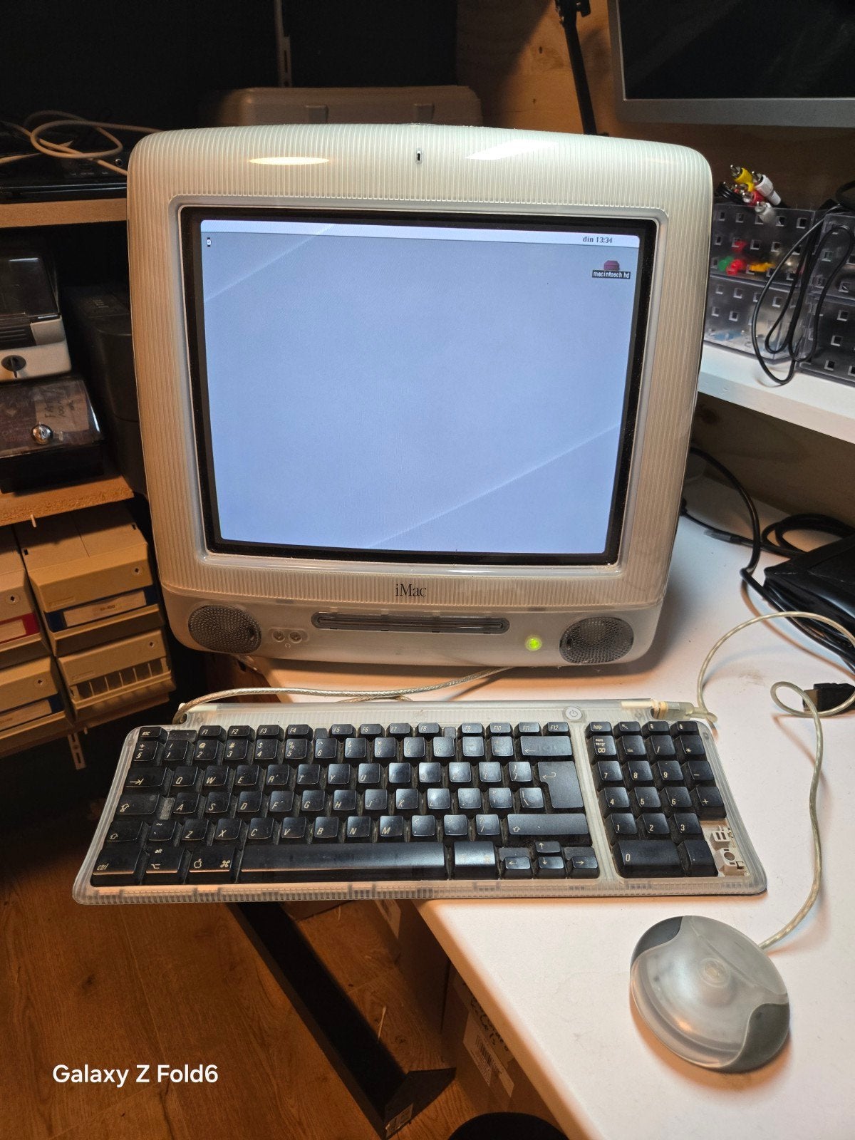 Vintage Apple iMac G3 met Mac OS 9.2 graphite edition, Computers en Software, Ophalen, Gebruikt, Minder dan 4 GB, IMac