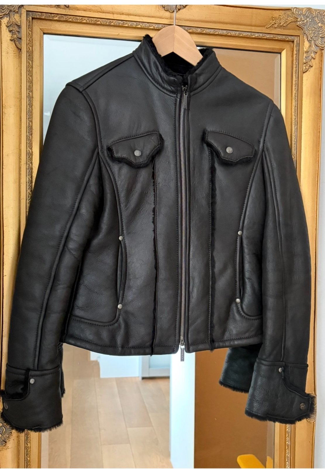 Botticelli Limited Leren Jas - Lammy/Biker, Ophalen, Nieuw, Maat 36 (S), Zwart